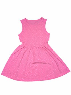 Růžové šaty se srdíčky pro holky secondhand 