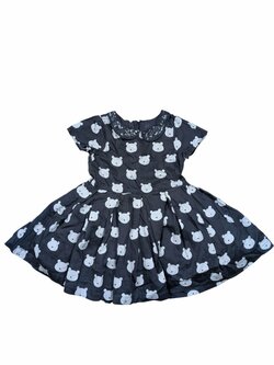 šedé šaty s medvídky pro holky secondhand MaS