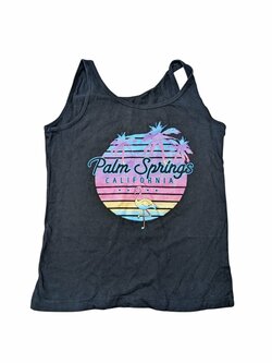 Černé tílko s obrázkem pro holky secondhand Primark