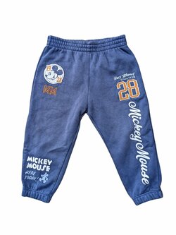 Světle modré tepláky Mickey pro kluky secondhand Disney