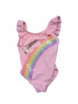 Růžové plavky s obrázkem pro holky secondhand Primark Růžové plavky s obrázkem pro holky secondhand Primark