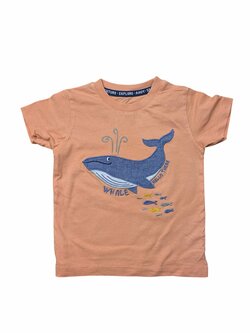 Oranžové triko s obrázkem pro kluky secondhand Matalan