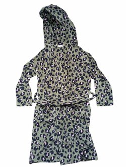 Zelený župan se vzorem pro holky secondhand M&S