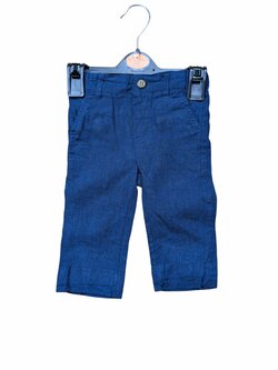 Tmavě modré společenské kalhoty pro kluky outlet M&S