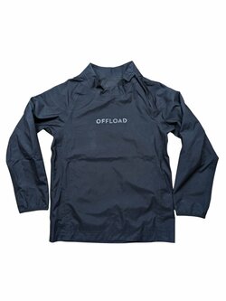 Černá šusťáková bunda pro kluky secondhand Decathlon Černá šusťáková bunda pro kluky secondhand Decathlon