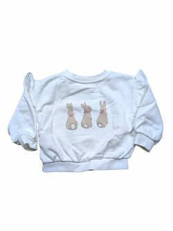 Bílá mikina s obrázkem pro holky secondhand M&S