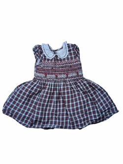 kostkované šaty pro holky secondhand next