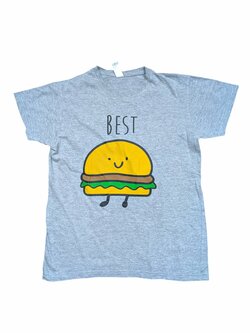 Šedé triko s obrázkem pro kluky secondhand Black Spider