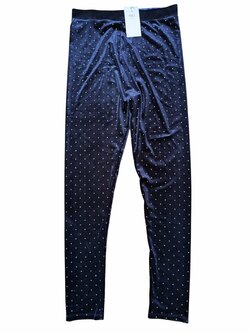 Tmavě modré semišové kalhoty pro holky outlet M&S