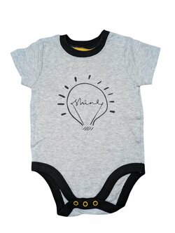 Šedé body s obrázkem pro kluky secondhand Baby Šedé body s obrázkem pro kluky secondhand Baby