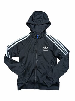Černá mikina pro kluky secondhand Adidas Černá mikina pro kluky secondhand Adidas