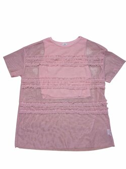 Růžové šaty průhledné pro holky secondhand River Island