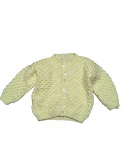 Bledě žlutý svetr pro holky secondhand Bledě žlutý svetr pro holky secondhand