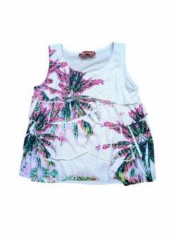 Bílé triko s obrázkem pro holky secondhand Tik&Tak