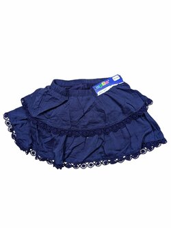 Tmavě modrá zdobená sukně pro holky outlet Lupilu