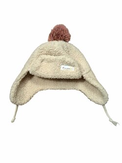 Světlá zimní čepice s kulichem pro kluky secondhand Primark