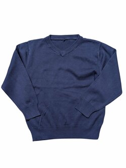 Tmavě modrá svetrová mikina pro kluky secondhand George