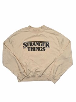 Světlá mikina Stranger Things pro holky secondhand Světlá mikina Stranger Things pro holky secondhand