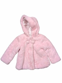 Růžová zimní bunda pro holky secondhand Little Me Růžová zimní bunda pro holky secondhand Little Me