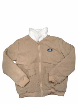 Světlá bunda pro kluky žebrovaná secondhand Shein Světlá bunda pro kluky žebrovaná secondhand Shein