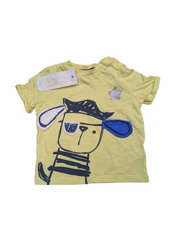Žluté triko s obrázkem pro kluky outlet F&F Žluté triko s obrázkem pro kluky outlet F&F
