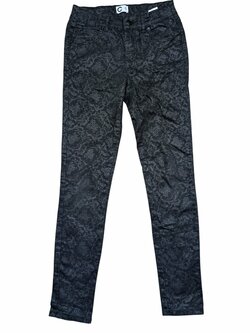 Černé džíny se vzorem pro holky secondhand Cubus Černé džíny se vzorem pro holky secondhand Cubus