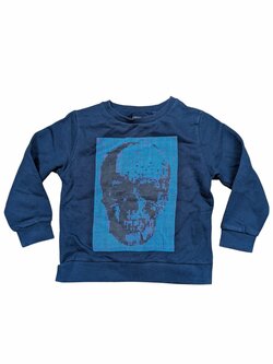 Tmavě modrá mikina s obrázkem pro kluky secondhand Next Tmavě modrá mikina s obrázkem pro kluky secondhand Next