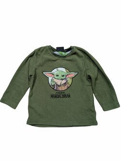 Fleecová mikina zelená Baby Yoda pro kluky secondhand Star Wars Fleecová mikina zelená Baby Yoda pro kluky secondhand Star Wars