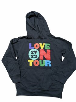 Černá mikina s obrázky secondhand 