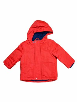 Neonově oranžová zimní bunda pro kluky secondhand Primark Neonově oranžová zimní bunda pro kluky secondhand Primark