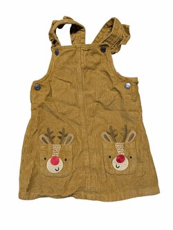 Sětle hnědá šatovka se sobem pro holky secondhand TU Sětle hnědá šatovka se sobem pro holky secondhand TU