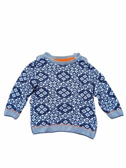 Slabší vzorovaný svetr pro kluky secondhand M&S Slabší vzorovaný svetr pro kluky secondhand M&S