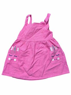 Růžové šaty žebrované pro holky secondhand Primark Růžové šaty žebrované pro holky secondhand Primark