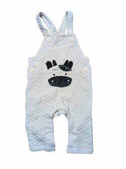 Bílý overal s obrázkem pro kluky secondhand Matalan Bílý overal s obrázkem pro kluky secondhand Matalan