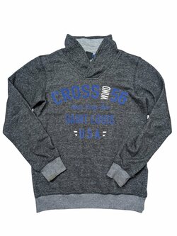 Tmavá žíhaná mikina s nápisem pro kluky secondhand Chapter Young Tmavá žíhaná mikina s nápisem pro kluky secondhand Chapter Young