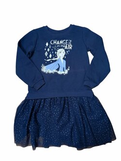 Mikinové šaty Frozen pro holky secondhand Disney Mikinové šaty Frozen pro holky secondhand Disney