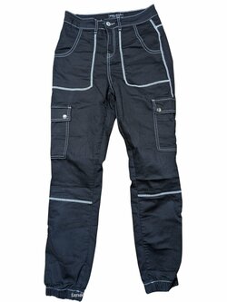 Černé kalhoty ve stylu džín pro holky secondhand Select Černé kalhoty ve stylu džín pro holky secondhand Select