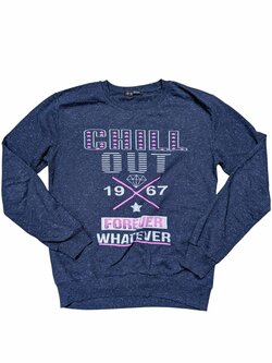 Slabá mikina s nápisem pro holky secondhand Namso Slabá mikina s nápisem pro holky secondhand Namso