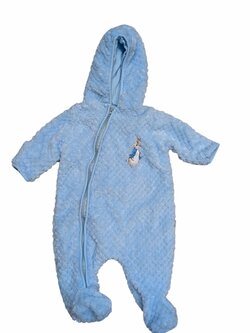 Teplé světle modré dupačky pro kluky secondhand Nursey Teplé světle modré dupačky pro kluky secondhand Nursey