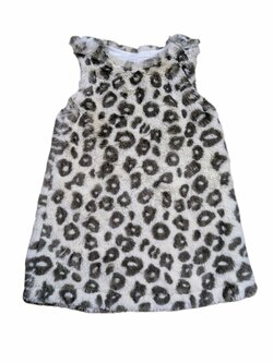 Teplé huňaté šaty se vzorem pro holky secondhand Nutmeg