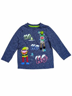 Vánoční triko s dlouhým rukávem pro kluky secondhand F&F Vánoční triko s dlouhým rukávem pro kluky secondhand F&F