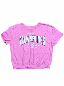 Růžové triko s nápisem pro holky secondhand Page One