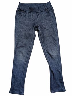 Šedo černé kalhoty pro holky secondhand C&A