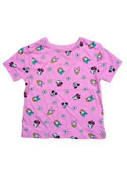 Růžové triko s obrázky pro holky secondhand Disney Růžové triko s obrázky pro holky secondhand Disney