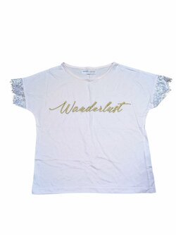 Světle růžové triko s nápisem pro holky secondhand Minoti