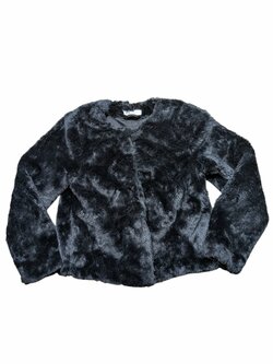 černý kožíšek pro holky secondhand černý kožíšek pro holky secondhand