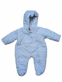 Světle modrá zimní kombinéza pro kluky secondhand Babaluno