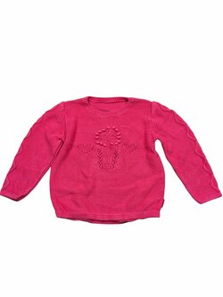 Růžový svetr pro holky secondhand Nutmeg Růžový svetr pro holky secondhand Nutmeg