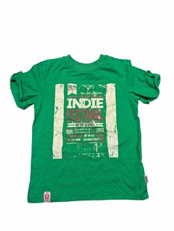 Zelené triko s nápisem pro kluky secondhand Bemlei Zelené triko s nápisem pro kluky secondhand Bemlei