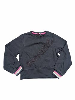 Černá mikina s nápisem pro holky secondhand M&S Černá mikina s nápisem pro holky secondhand M&S